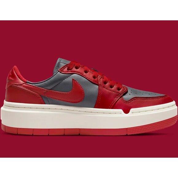 Nike Air Jordan 1 Elevate Low Platform Dark Grey REDSAIL DH7004-006 Women SZ 12 - Picture 4 of 10